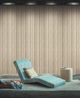 Striped Sunset Brown Wallpaper with Variegated Chevron Stripe - York MI10398