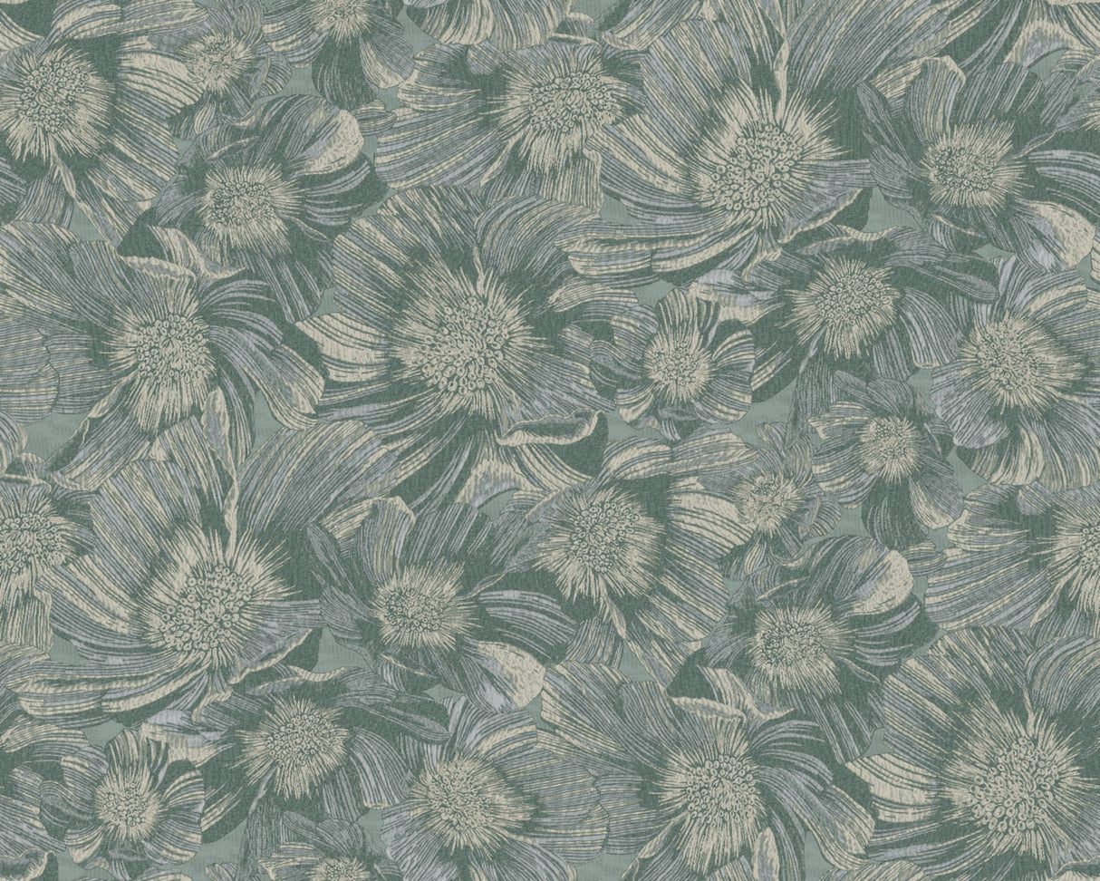 Anemoni Teal Wallpaper by Missoni – York MI10504
