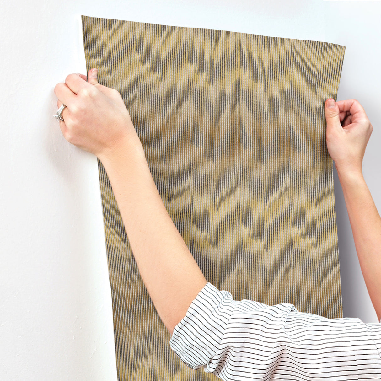 Ande Ochre by Missoni Chevron Wallpaper – York Designer Series MI10511
