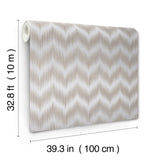 Ande Pale Blue by Missoni Chevron Wallpaper – York Designer Series MI10512