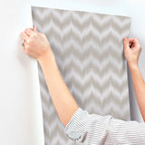 Ande Pale Blue by Missoni Chevron Wallpaper – York Designer Series MI10512
