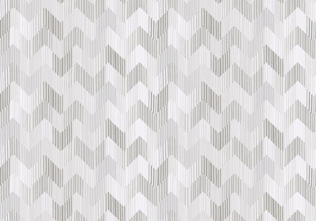 Betulle Grey Chevron Stripe Wallpaper by Missoni - MI10522
