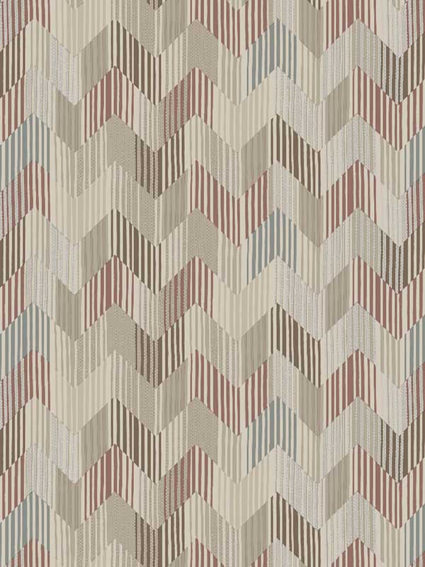 Betulle Multicolor Chevron Wallpaper by Missoni – MI10524