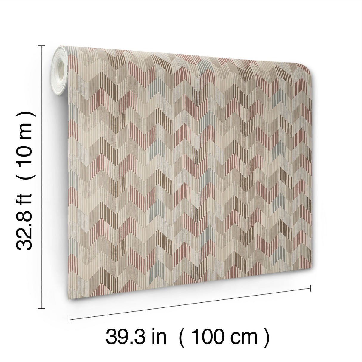 Betulle Multicolor by Missoni Chevron Wallpaper – York Designer Series MI10524