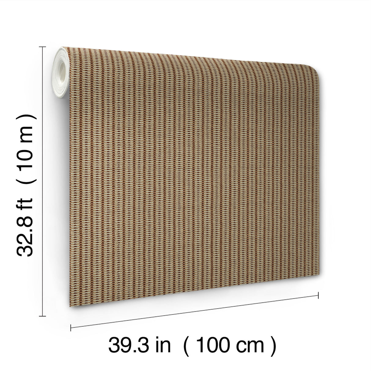 Mozart Copper by Missoni Striped Wallpaper – York Designer Series MI10543