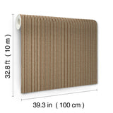 Mozart Copper by Missoni Striped Wallpaper – York Designer Series MI10543