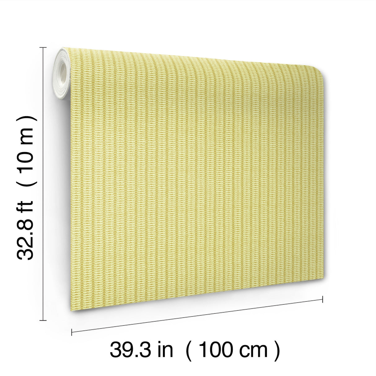 Mozart Yellow by Missoni Striped Vinyl Non Woven Wallpaper – York Designer Series MI10544
