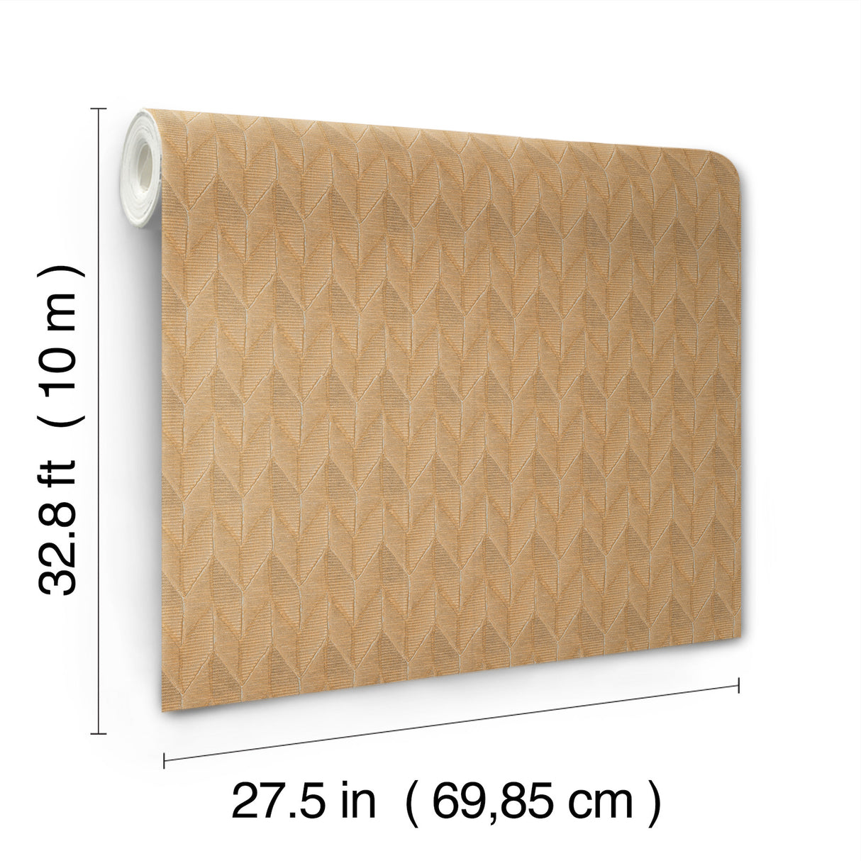 Sestriere Copper by Missoni Chevron Wallpaper – York Designer Series MI10555