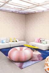 Nastri Pink by Missoni Geometric Metallic Vinyl Non Woven Wallpaper – York Designer Series MI10562