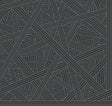 Missoni Nastri Black geometric vinyl wallpaper roll, 39.3 in x 32.8 ft