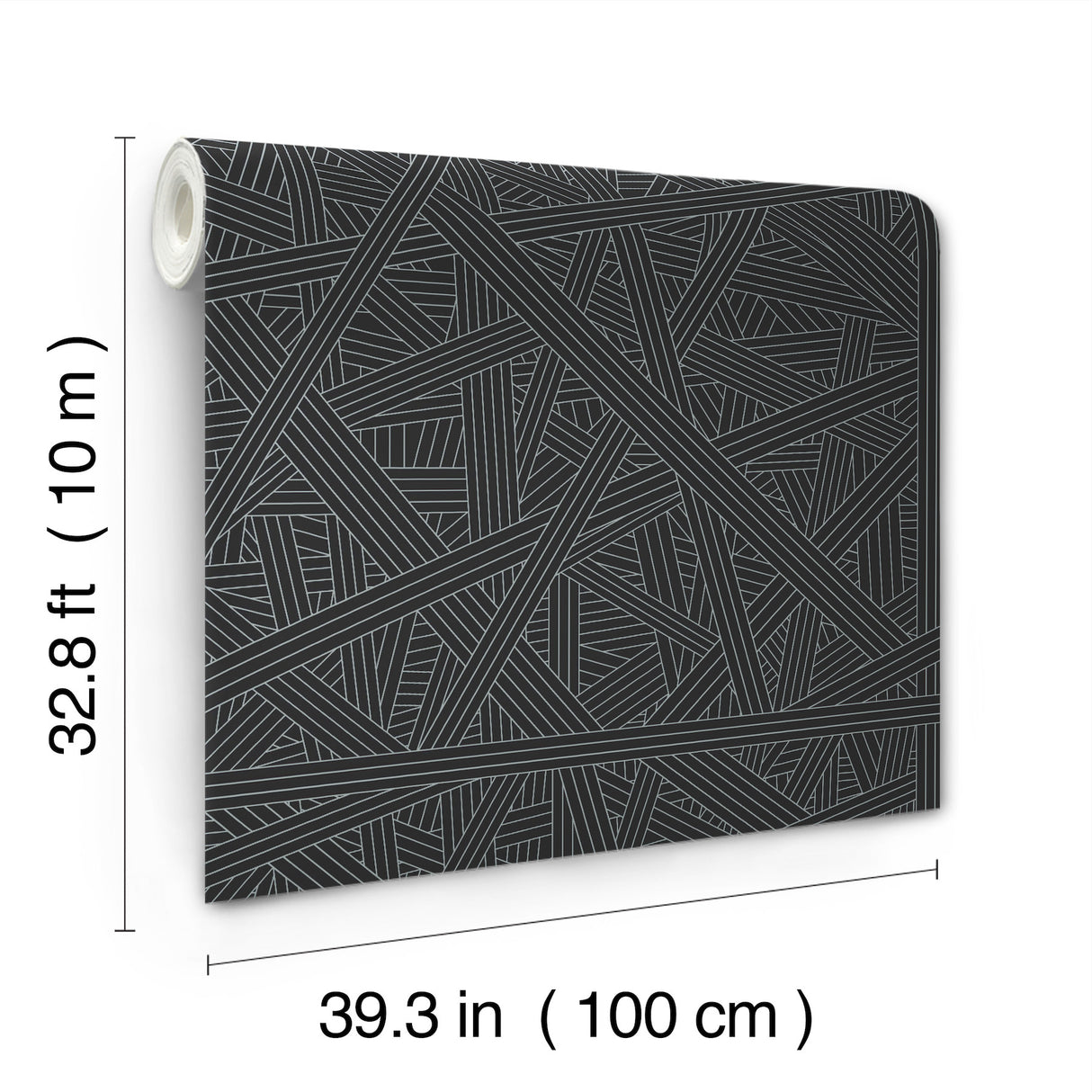 Nastri Black by Missoni Geometric Wallpaper – York Designer Series MI10564