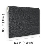 Nastri Black by Missoni Geometric Wallpaper – York Designer Series MI10564