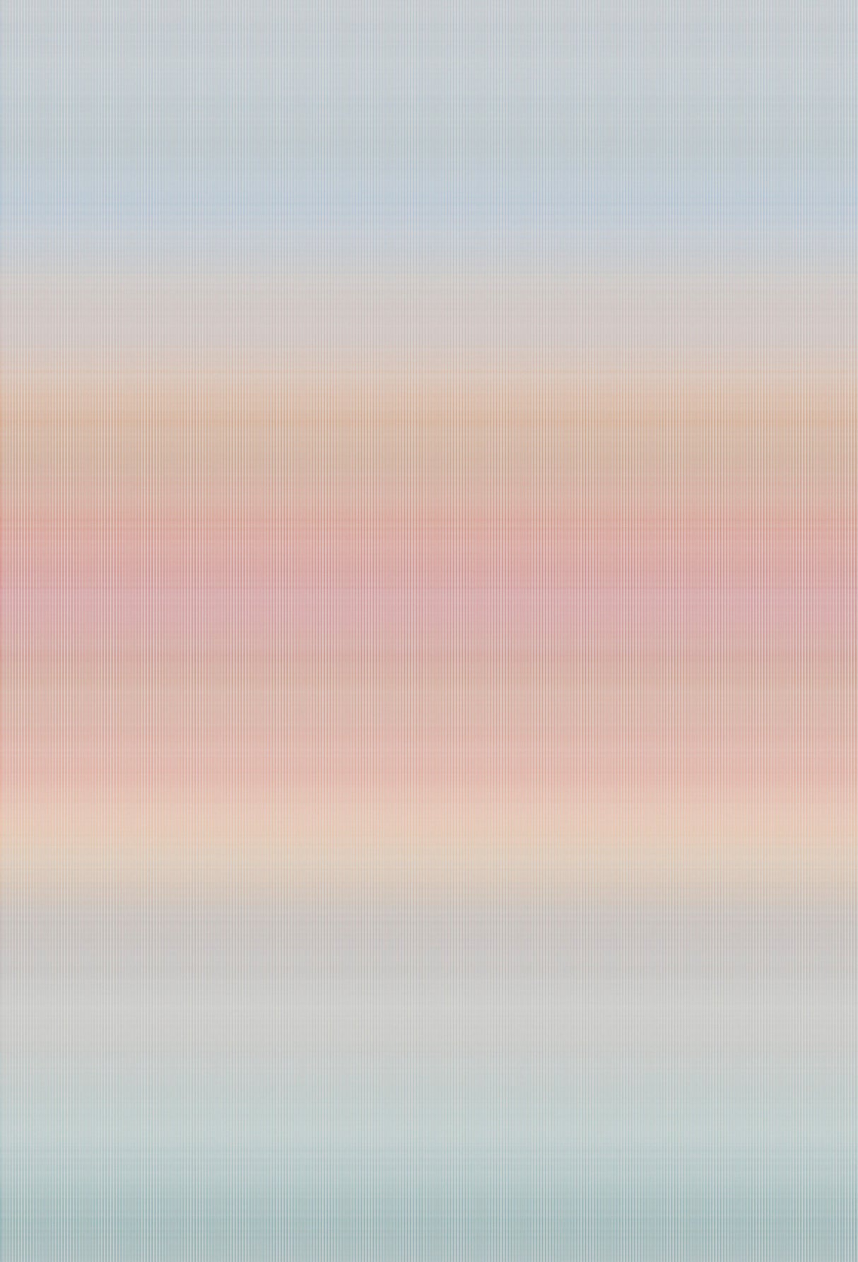 Missoni Oleg Multicolor ombre stripe wall mural, 3-panel design