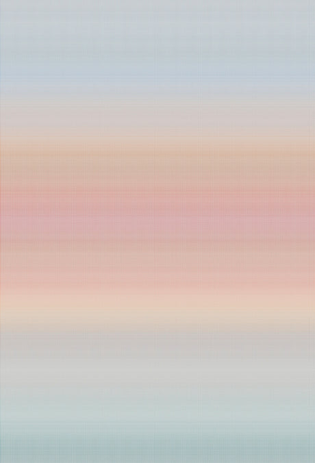 Missoni Oleg Multicolor ombre stripe wall mural, 3-panel design