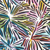 Missoni Flora Multicolor tropical palm frond wallpaper pattern MI10575