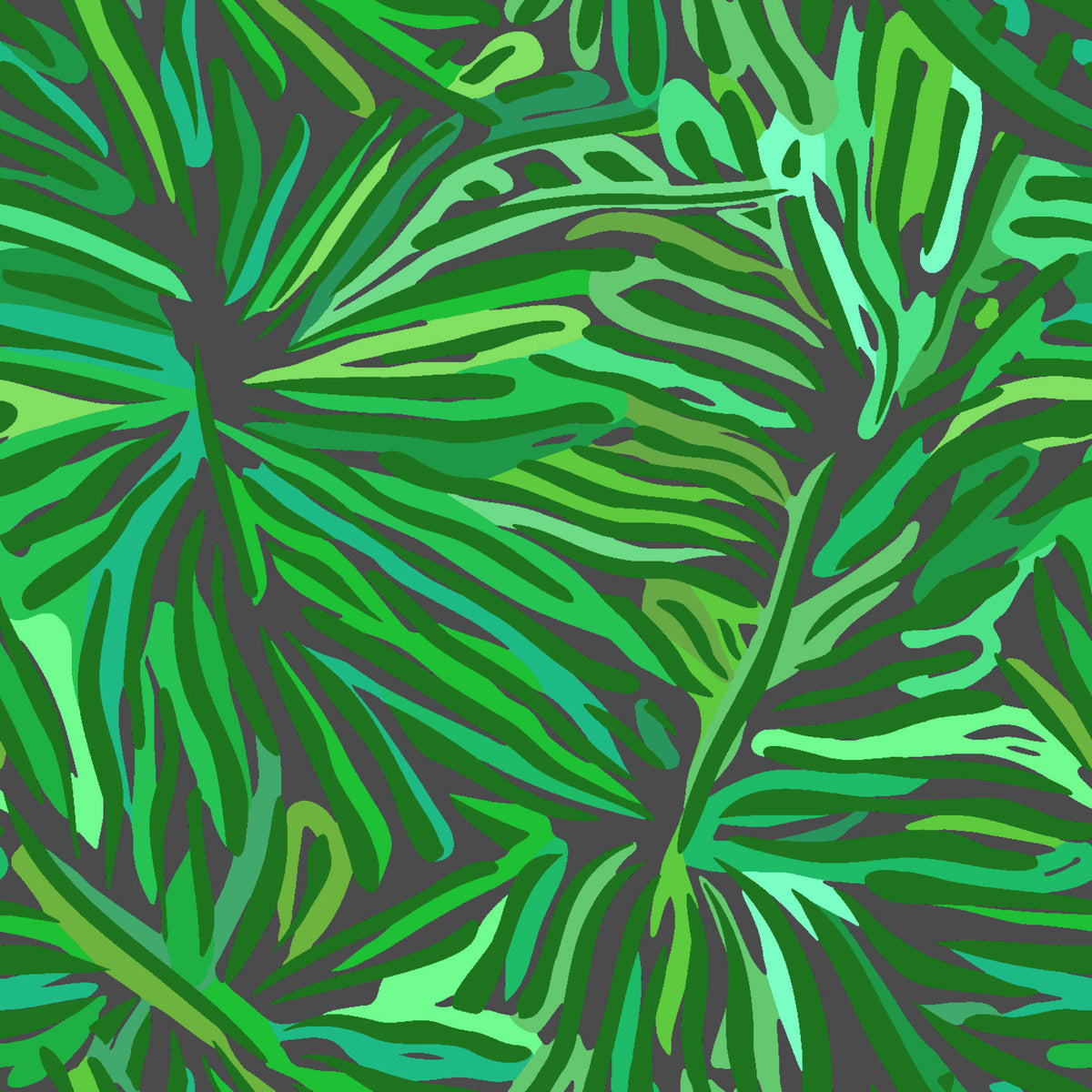 Flora Green Tropical Botanical Palm Leaf Wallpaper by Missoni - MI10577