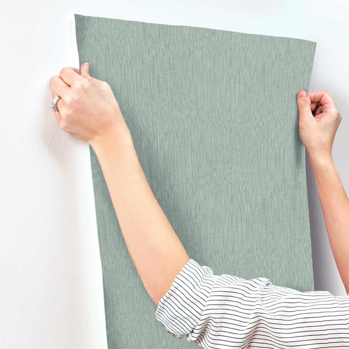 Linen Teal by Missoni Solid Vinyl Wallpaper – York Designer Series MI10596
