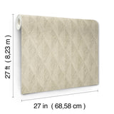 Challenger Nesting by Magnolia Home Textured Geometric Vinyl Wallpaper – York Wallcoverings MJ4801N