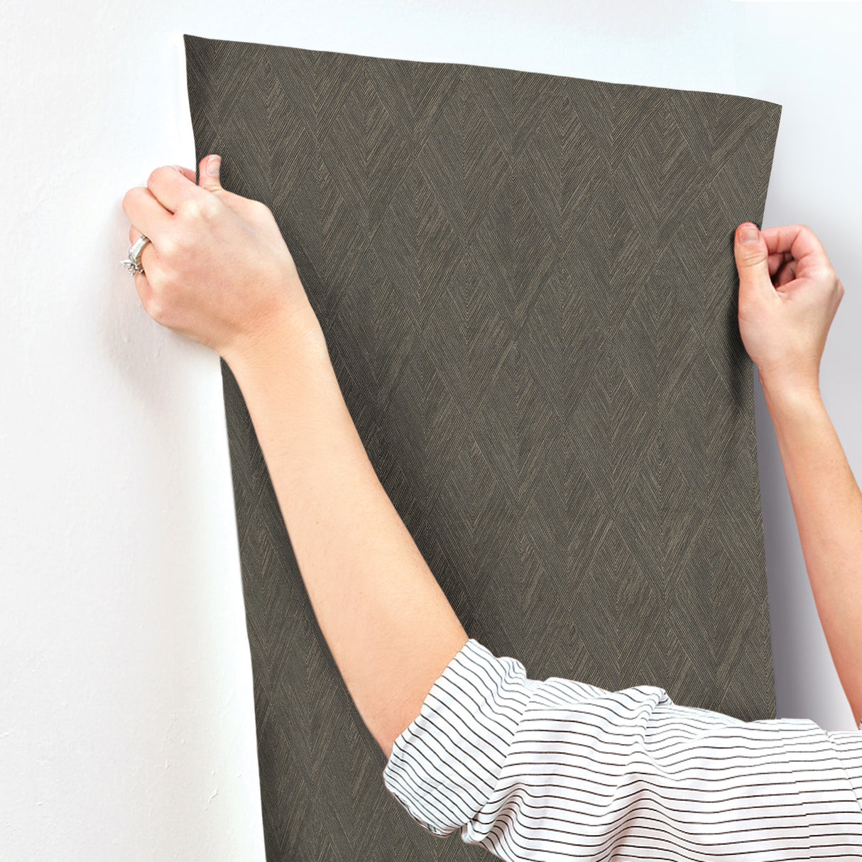 Challenger Shadow by Magnolia Home Non Woven Backed Vinyl Wallpaper – York Wallcoverings MJ4802N