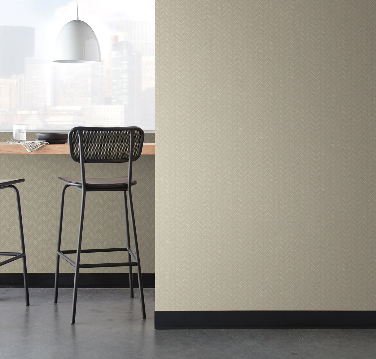 Stroll Parchment by Magnolia Home Geometric Wallpaper – York Wallcoverings MJ4812