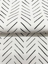 Stroll Charcoal by Magnolia Home Geometric Wallpaper – York Wallcoverings MJ4813