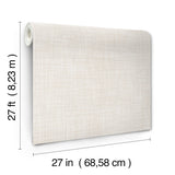 Crossroad Linen by Magnolia Home Wallpaper- York Wallcoverings MJ4822N