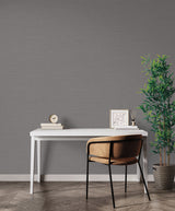 Meadowbrook Charcoal by Magnolia Home Linen Look Vinyl Wallpaper – York Wallcoverings MJ4827N