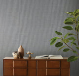 Meadowbrook Charcoal by Magnolia Home Linen Look Vinyl Wallpaper – York Wallcoverings MJ4827N