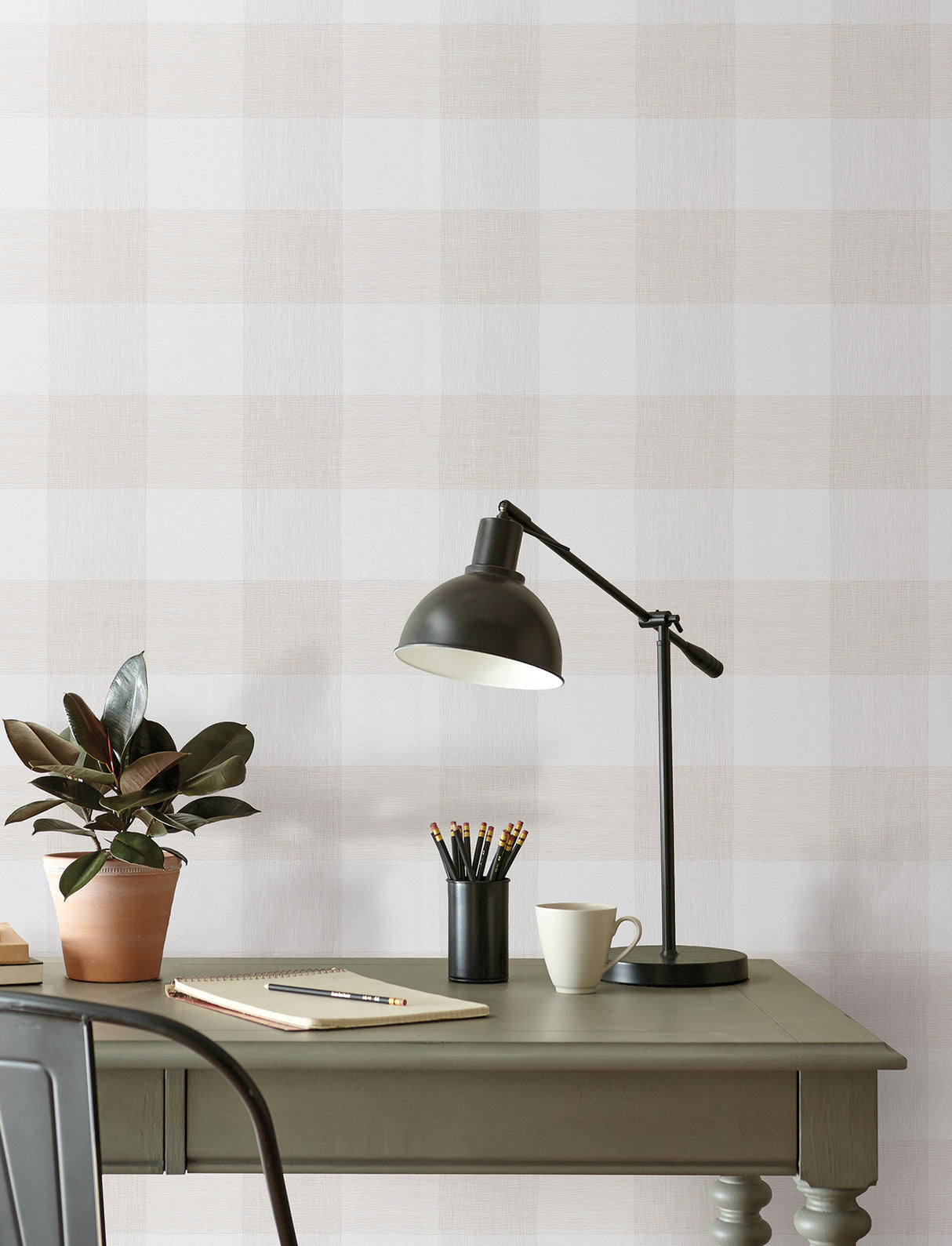 Weft And Weave Linen by Magnolia Home Non Woven Backed Vinyl Wallpaper, 54 in x 30 yd – York Wallcoverings MJ4839