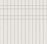 Magnolia Home Boulevard Charcoal geometric grid wallpaper MJ4846, cream ground with charcoal lines