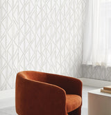 Side By Side Whitewash by Magnolia Home Non Woven Backed Vinyl Wallpaper – York Wallcoverings MJ4854