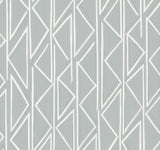 Magnolia Home Side By Side Loft geometric grey vinyl wallpaper pattern MJ4855