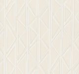 Side By Side Cotton geometric wallpaper by Magnolia Home, York Wallcoverings MJ4856