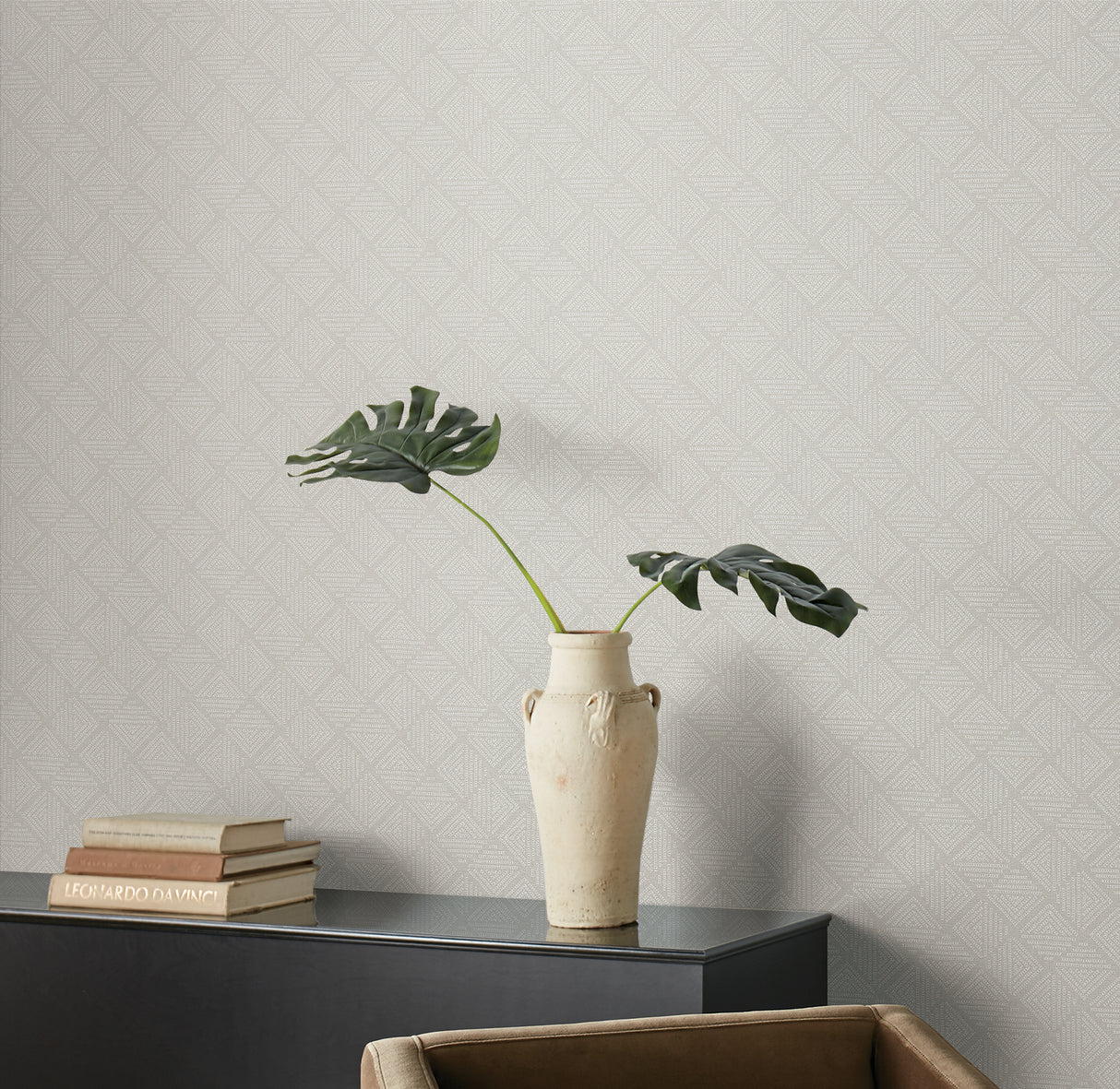 Center Square Loft by Magnolia Home Geometric Non Woven Backed Vinyl Wallpaper- York Wallcoverings MJ4863