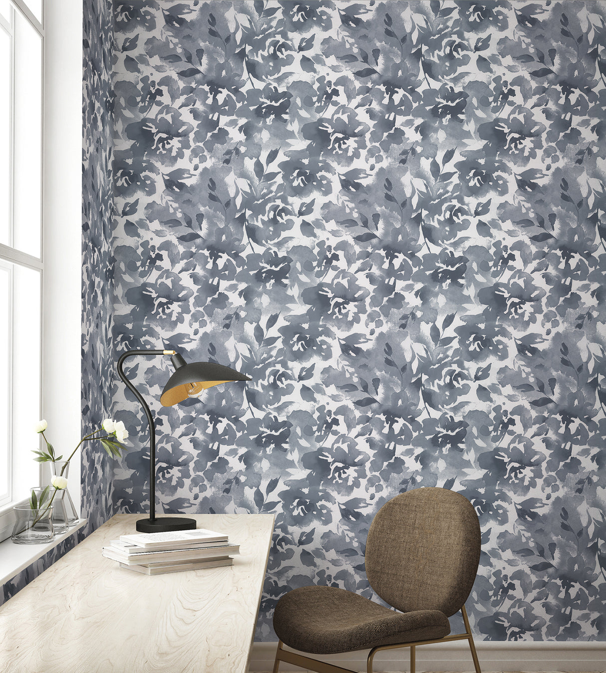 Lakelynn Lakefront by Magnolia Home Floral Wallpaper – York Wallcoverings MJ4868