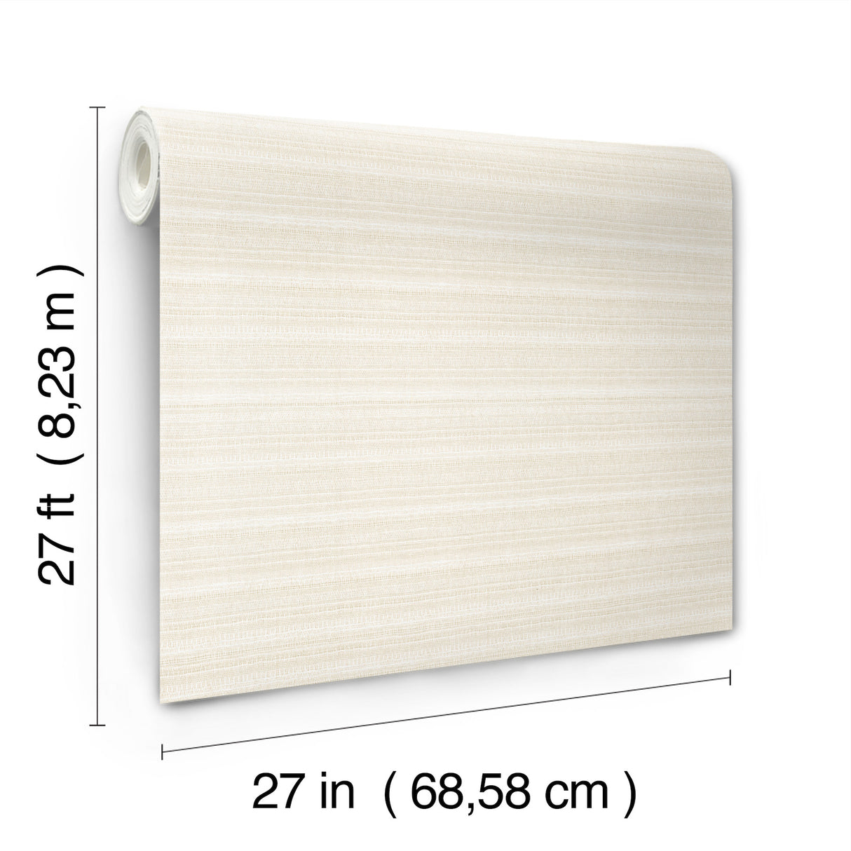 In The Details Linen by Magnolia Home Textured Stripe Wallpaper – York Wallcoverings MJ4878N