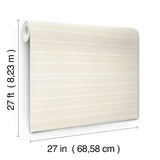 In The Details Linen by Magnolia Home Textured Stripe Wallpaper – York Wallcoverings MJ4878N
