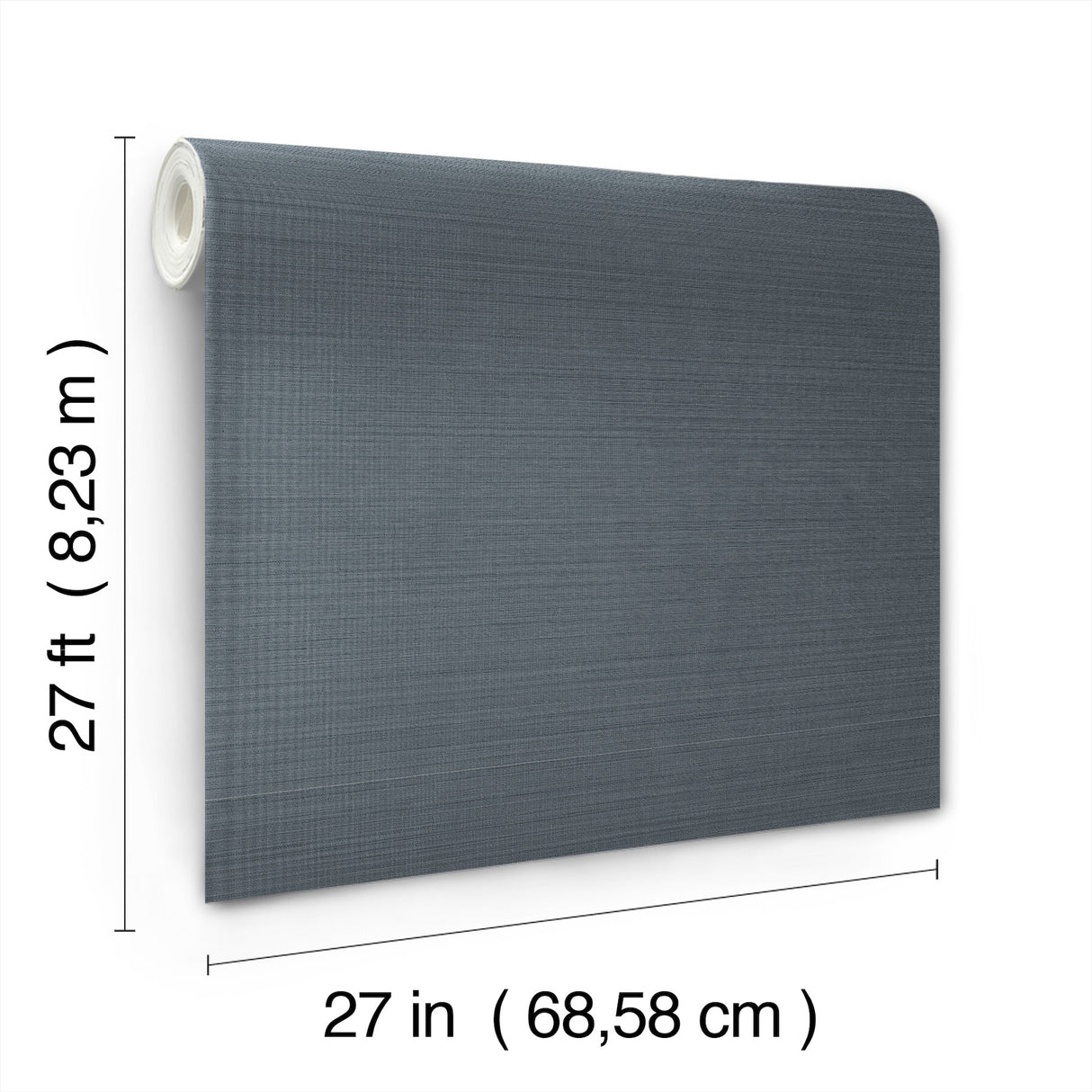 Loomed Indigo by Magnolia Home Faux Grasscloth Wallpaper – York Wallcoverings MJ4882N