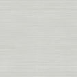 Loomed Gravel faux grasscloth commercial wallpaper swatch, horizontal woven texture in grey.