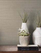 Loomed Wheat by Magnolia Home Faux Grasscloth Vinyl Wallpaper – York Wallcoverings MJ4885