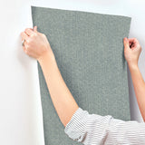 Brindled Reservoir by Magnolia Home Textured Wallpaper – Magnolia Home MJ4892N