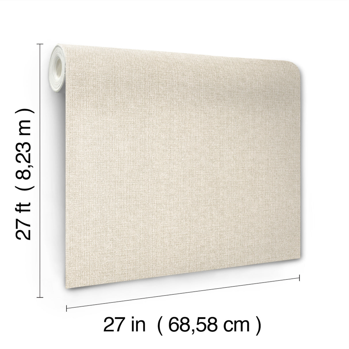 Brindled Linen by Magnolia Home Textured Vinyl Wallpaper – York Wallcoverings MJ4896N
