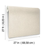 Brindled Linen by Magnolia Home Textured Vinyl Wallpaper – York Wallcoverings MJ4896N