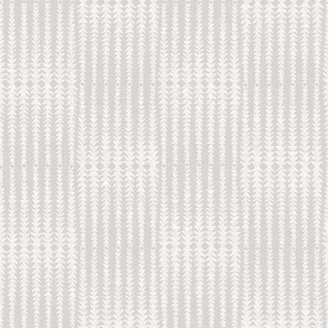 Vantage Point Grey Wallpaper with Bohemian Tribal Blanket Motif - York MK1130