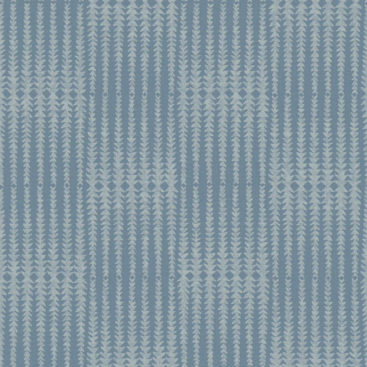 Vantage Point Blue Wallpaper with Bohemian Tribal Geometric Pattern - York MK1133