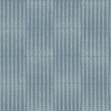 Vantage Point Blue Wallpaper with Bohemian Tribal Geometric Pattern - York MK1133