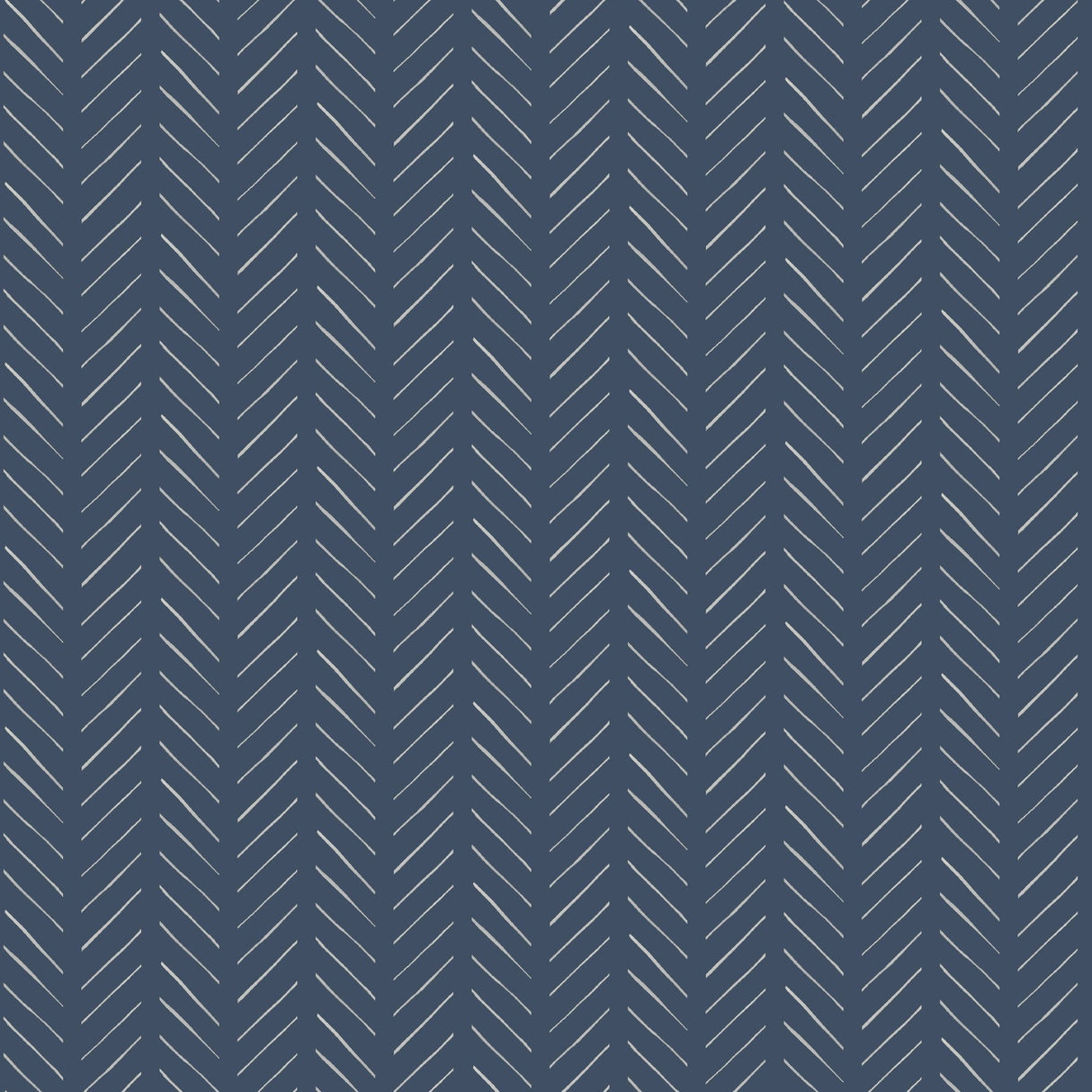 Pick-Up Sticks Blue Wallpaper with Abstract Herringbone Stripe - York MK1173