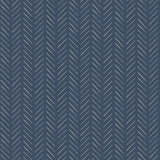 Pick-Up Sticks Blue Wallpaper with Abstract Herringbone Stripe - York MK1173