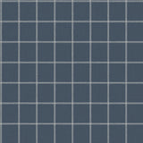 Sunday Best Blue Wallpaper with Linen-Look Check Plaid - York MK1176