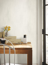 Stucco Finish White Wallpaper with Textured Stucco Motif - York MM1775